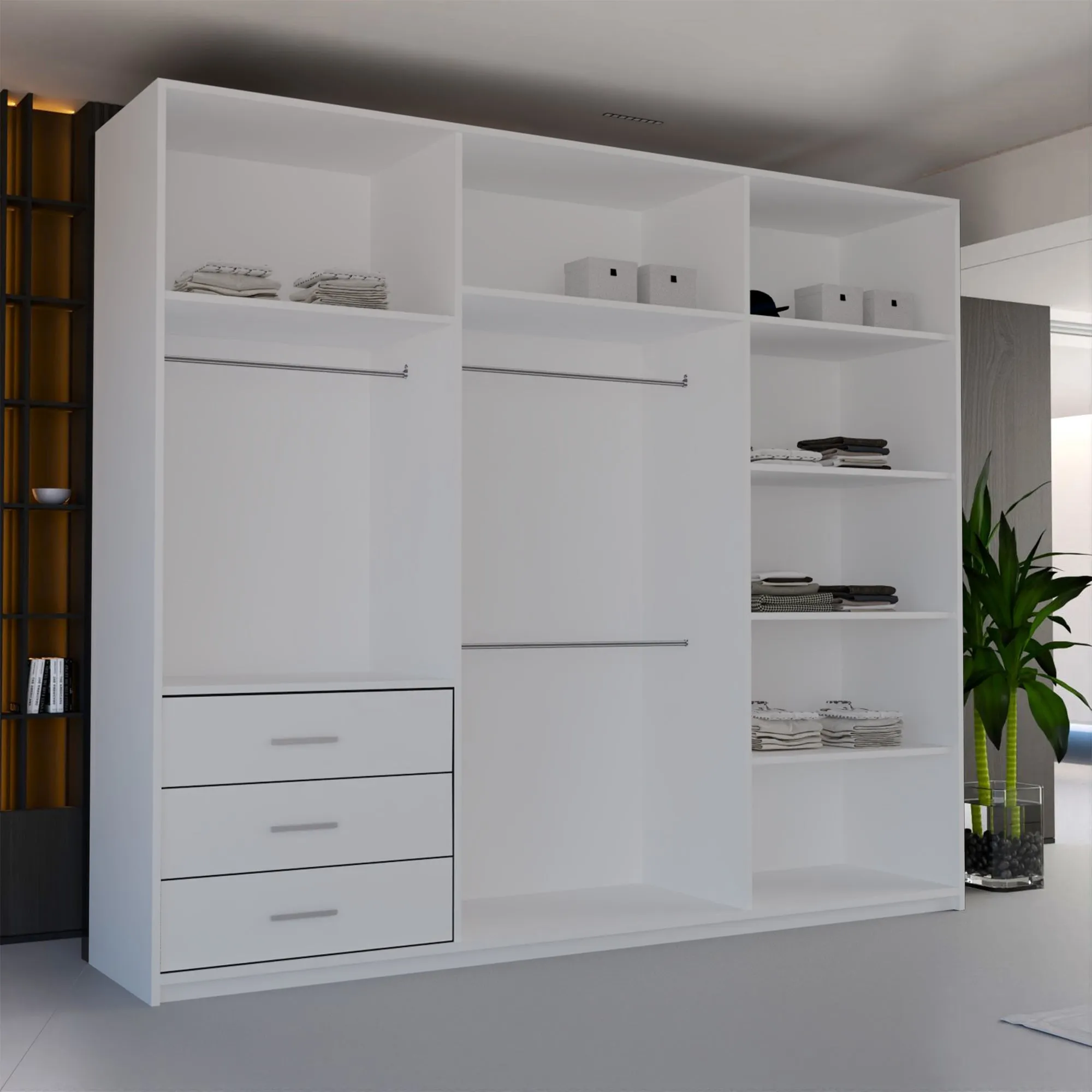 Modern Collin 2 or 3 Door Sliding Wardrobe