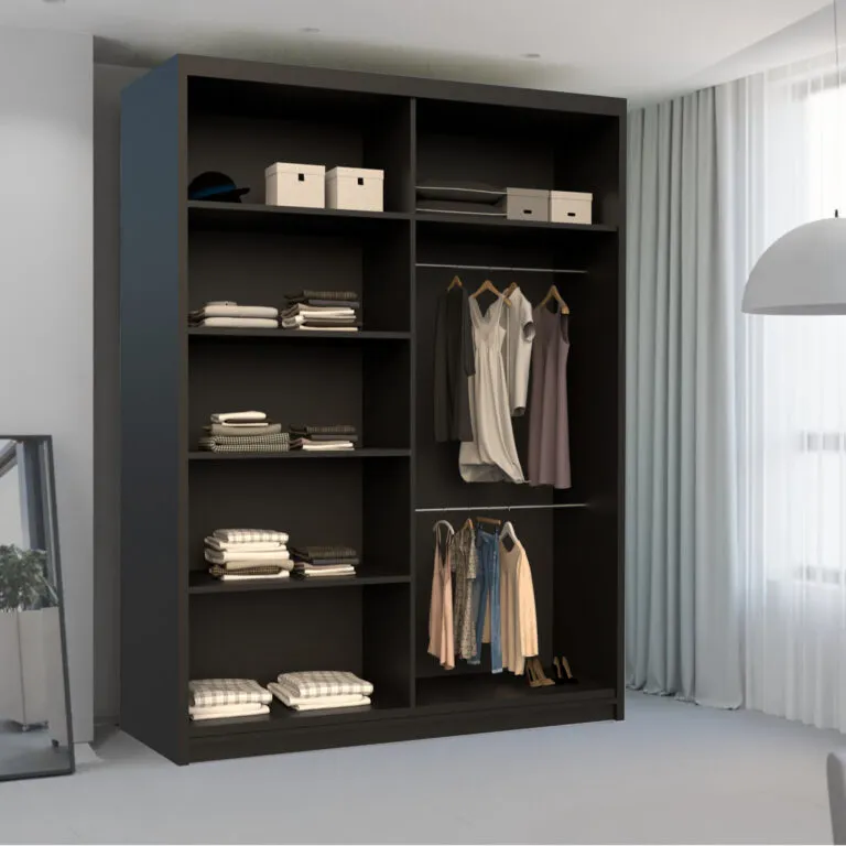 Modern Toronto 2 Sliding Door Wardrobes with Mirror