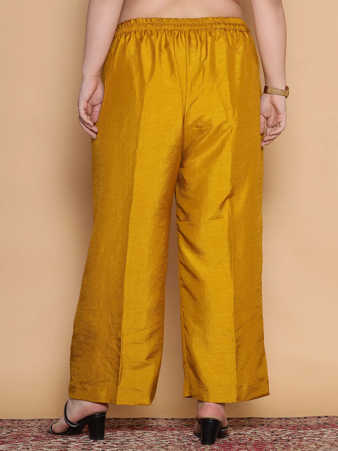 Mustard Silk Palazzo