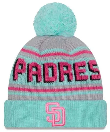 New Era San Diego Padres City Connect Cuffed Pom Knit