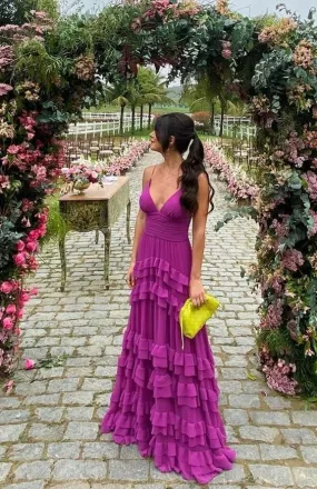 New Purple Prom Dress, Graduation Party Dresses, Prom Dresses For Teens      fg943