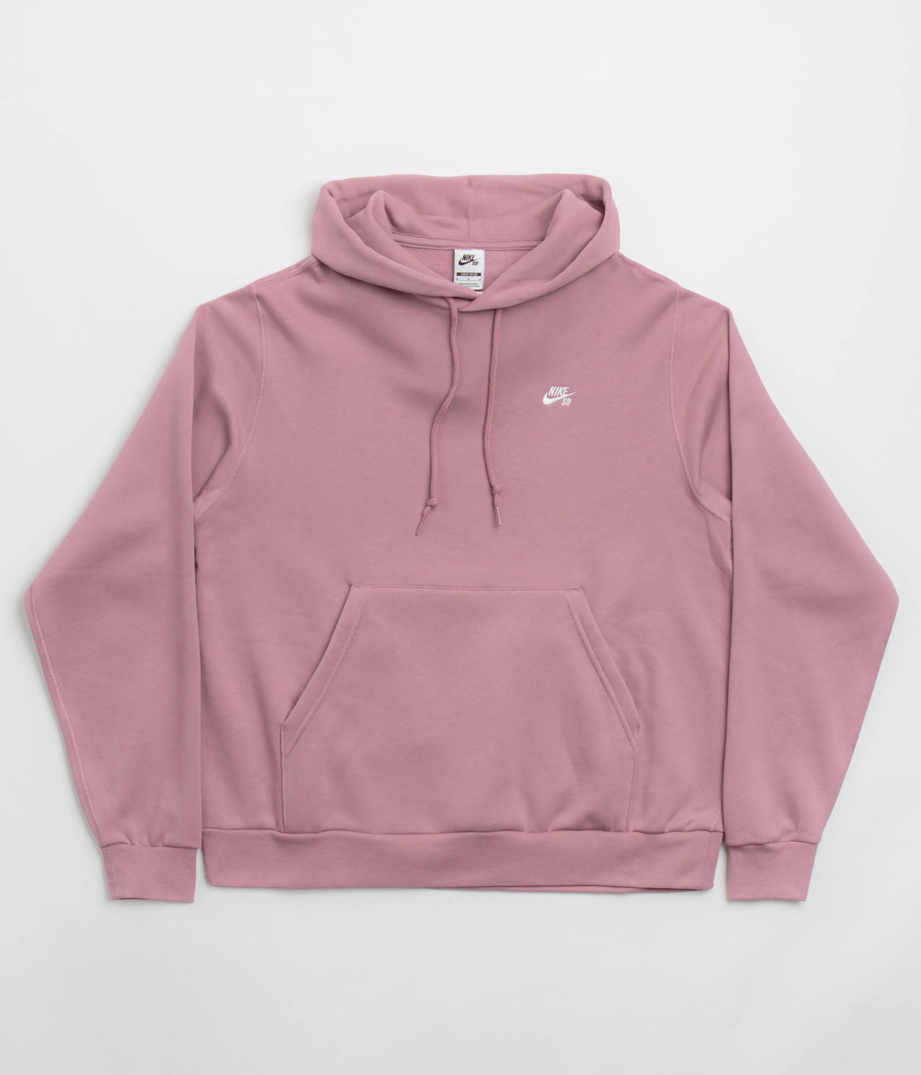 Nike SB Essential Small Logo Hoodie - Plum Dust / White