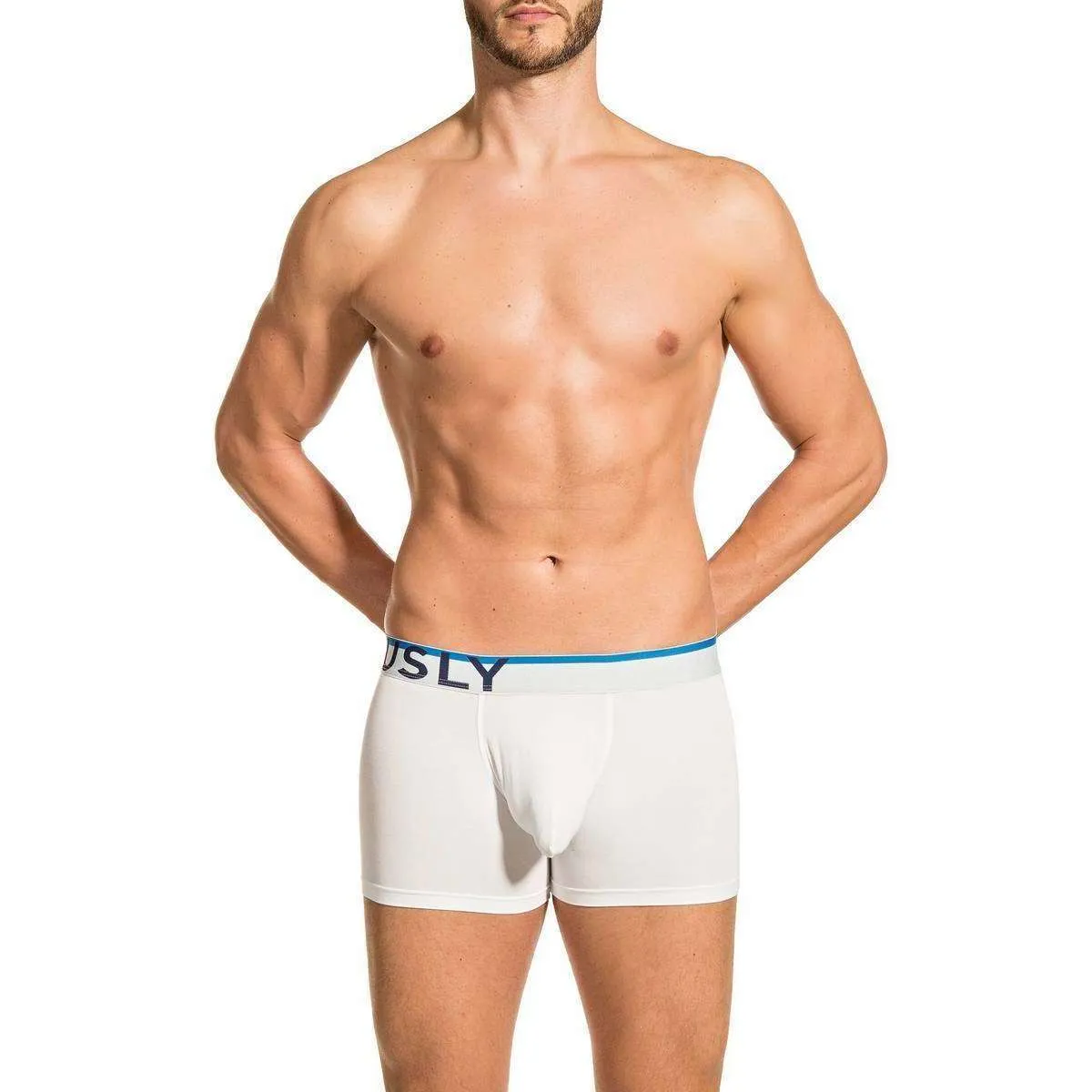 Obviously Everyman AnatoMAX Boxer Brief 3inch Leg - White