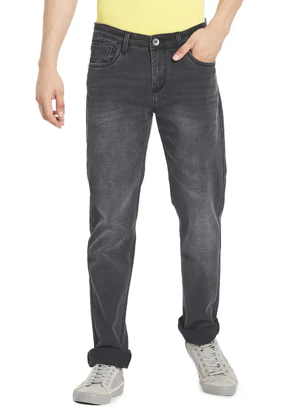 Octave Men Grey Light Fade Cotton  Jeans