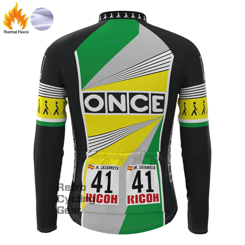 ONCE Fleece Retro Long Sleeves Jerseys