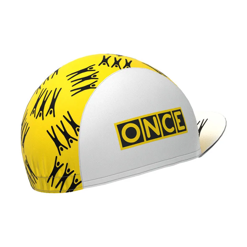 ONCE Yellow Retro Cycling Cap