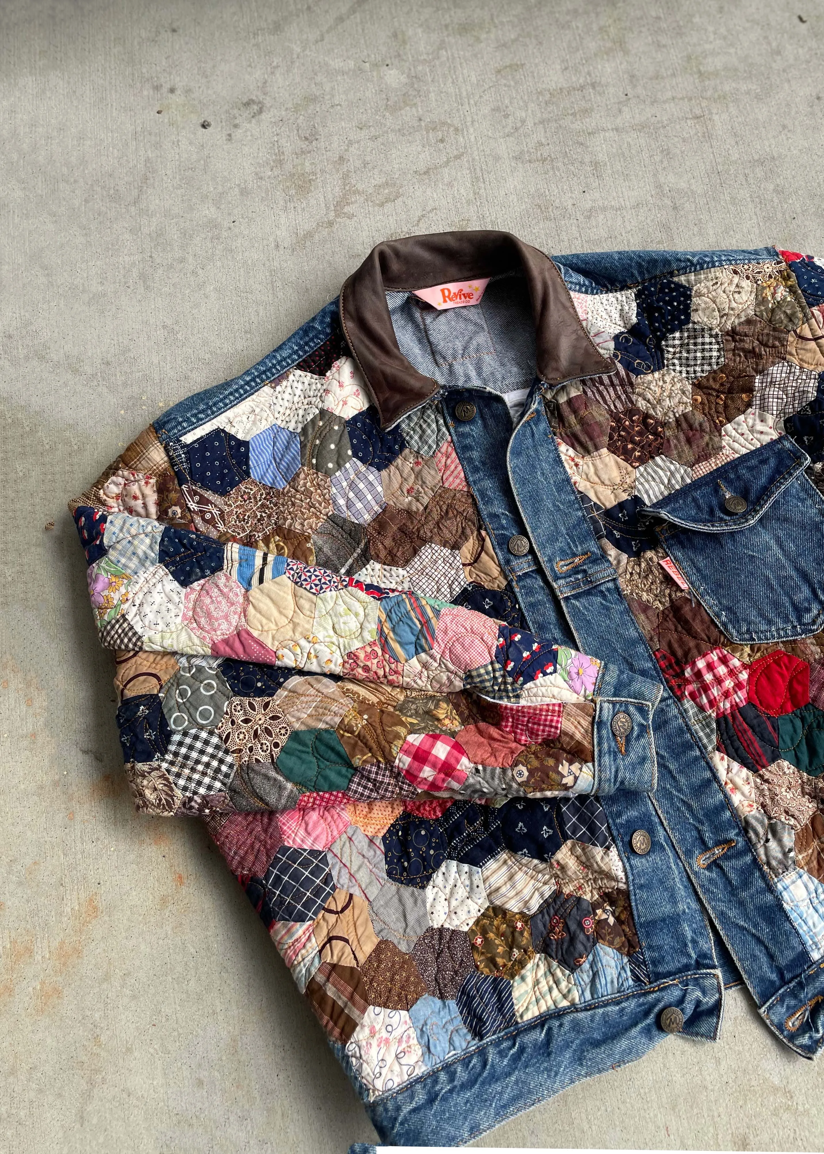 Patchwork Denim Jacket