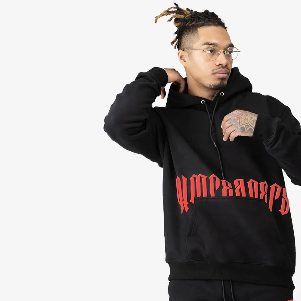 Phantom Hoodie - Black/Red