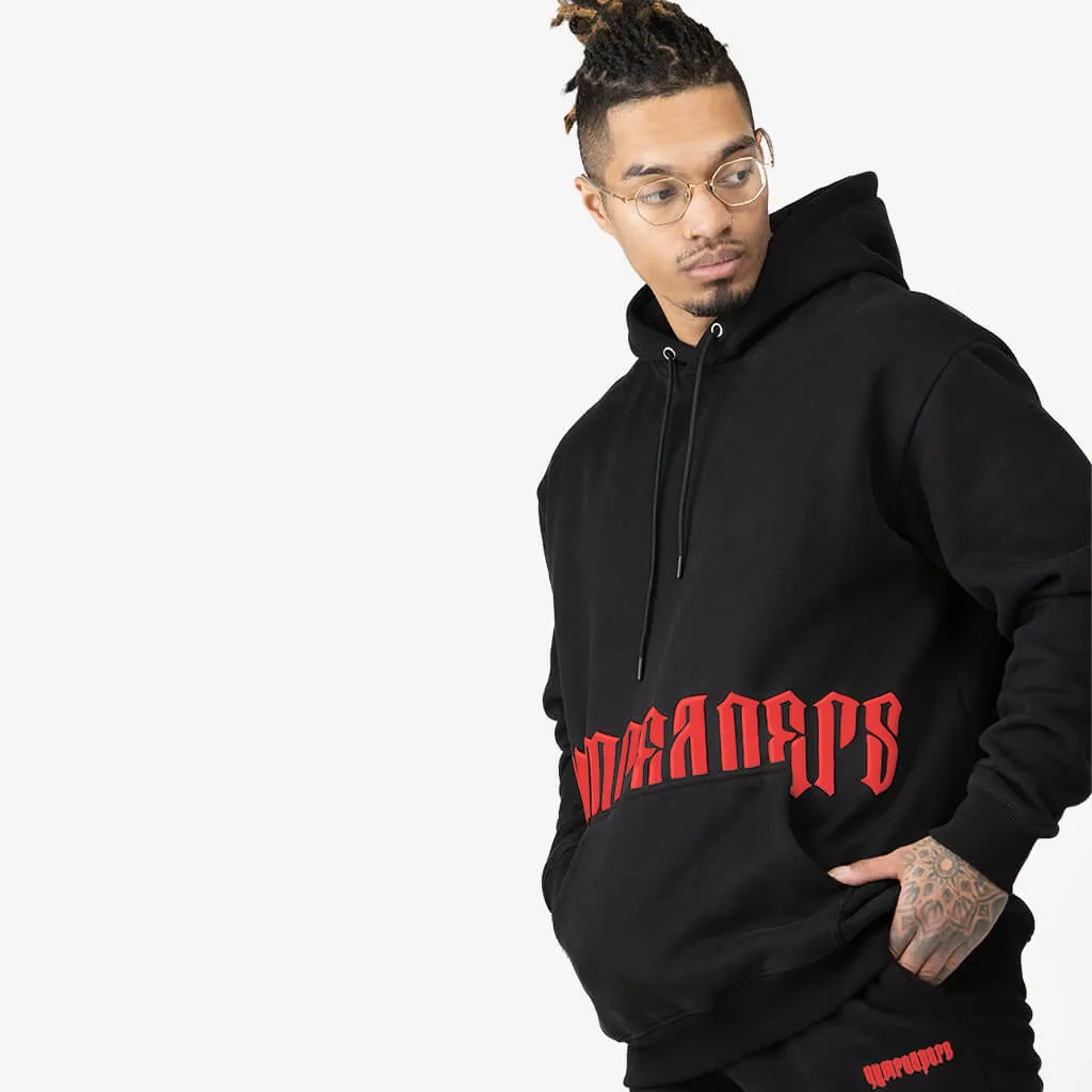 Phantom Hoodie - Black/Red