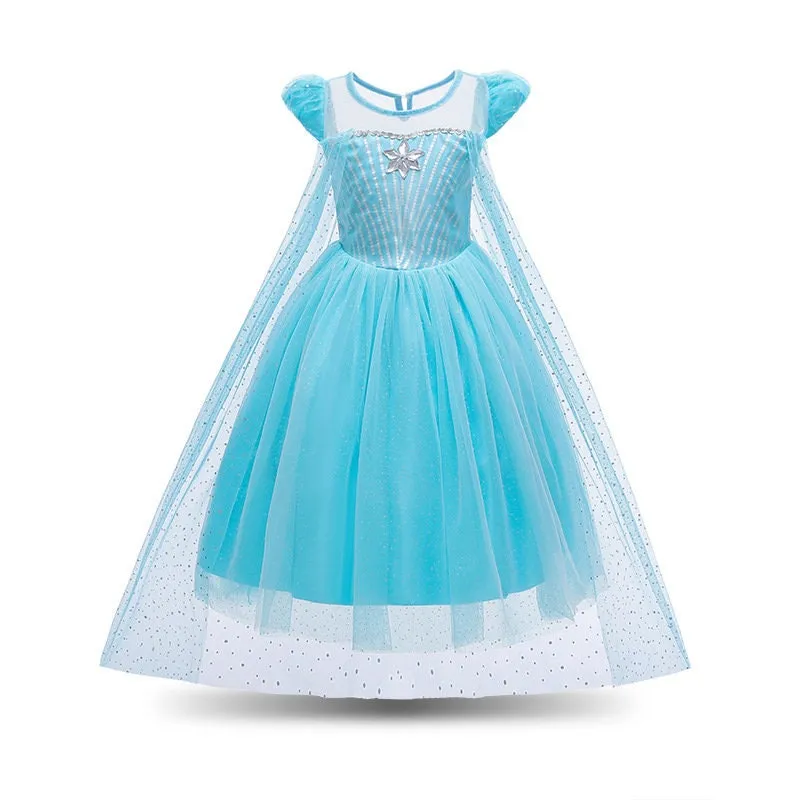 Princess Elsa Inspired Girls Costume