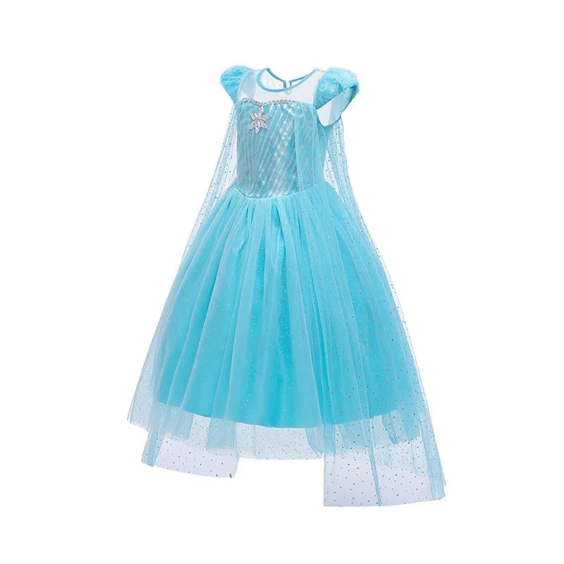 Princess Elsa Inspired Girls Costume