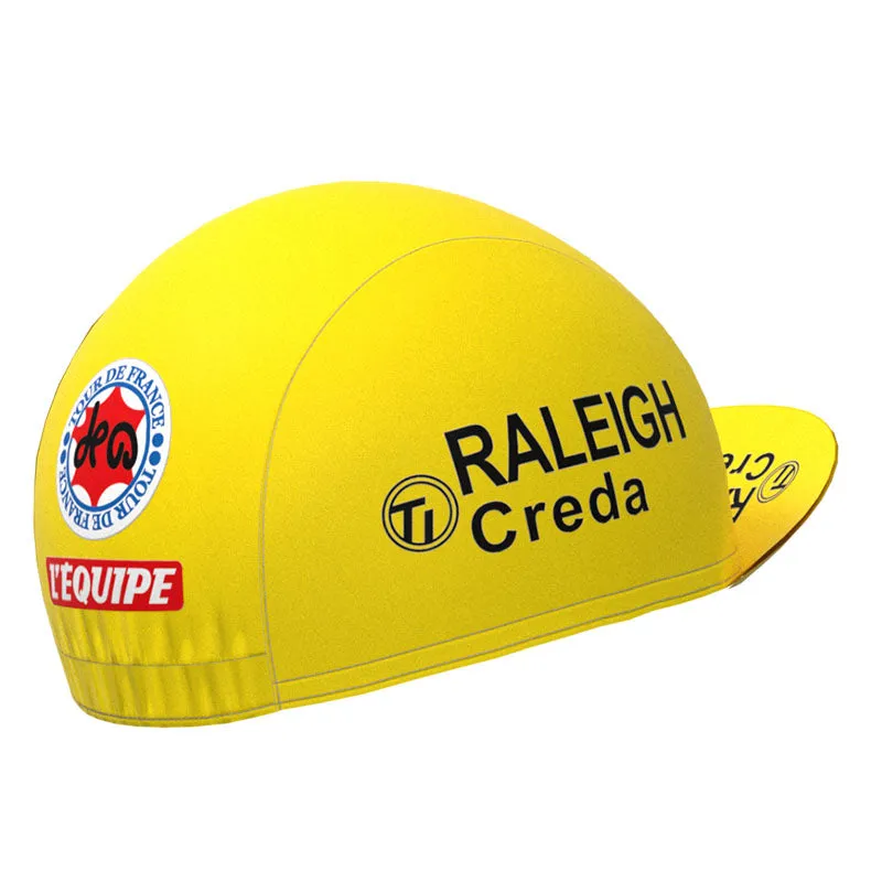 RALEIGH Yellow Retro Cycling Cap