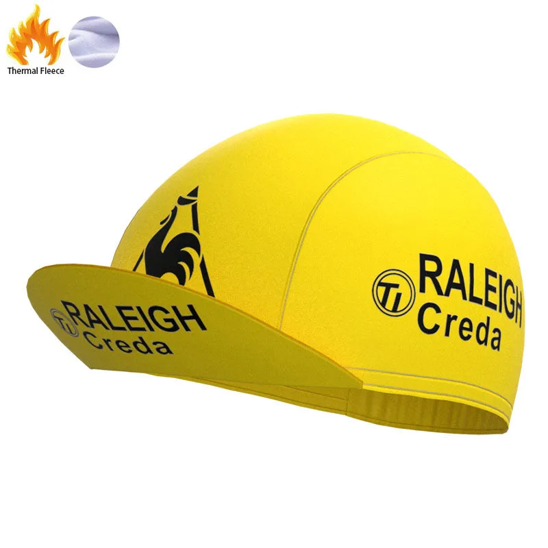 RALEIGH Yellow Retro Cycling Cap