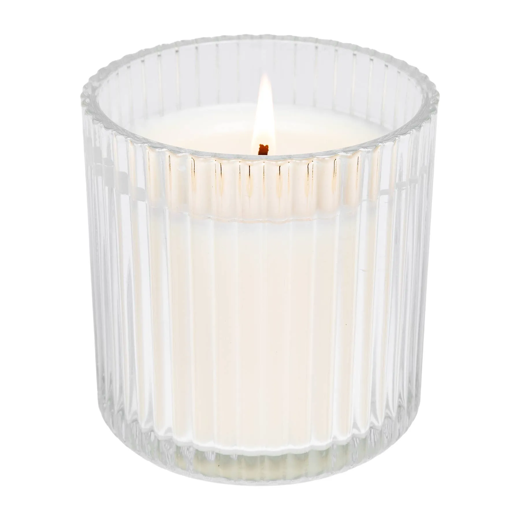 Ribbed Sweet Water Candle