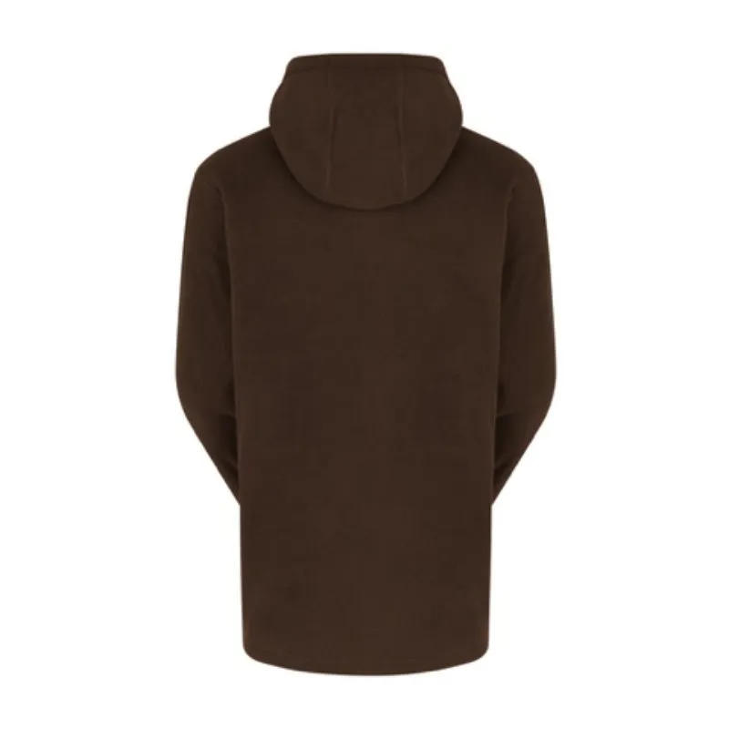 Ridgeline Ballistic Mens Fleece Hoodie - Bark