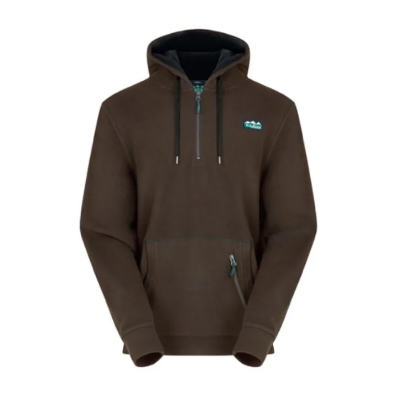 Ridgeline Ballistic Mens Fleece Hoodie - Bark