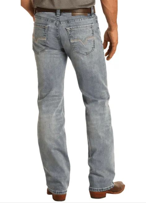 Rock & Roll Denim Men's Relaxed Fit Reflex Stretch Straight Jeans M0S9855