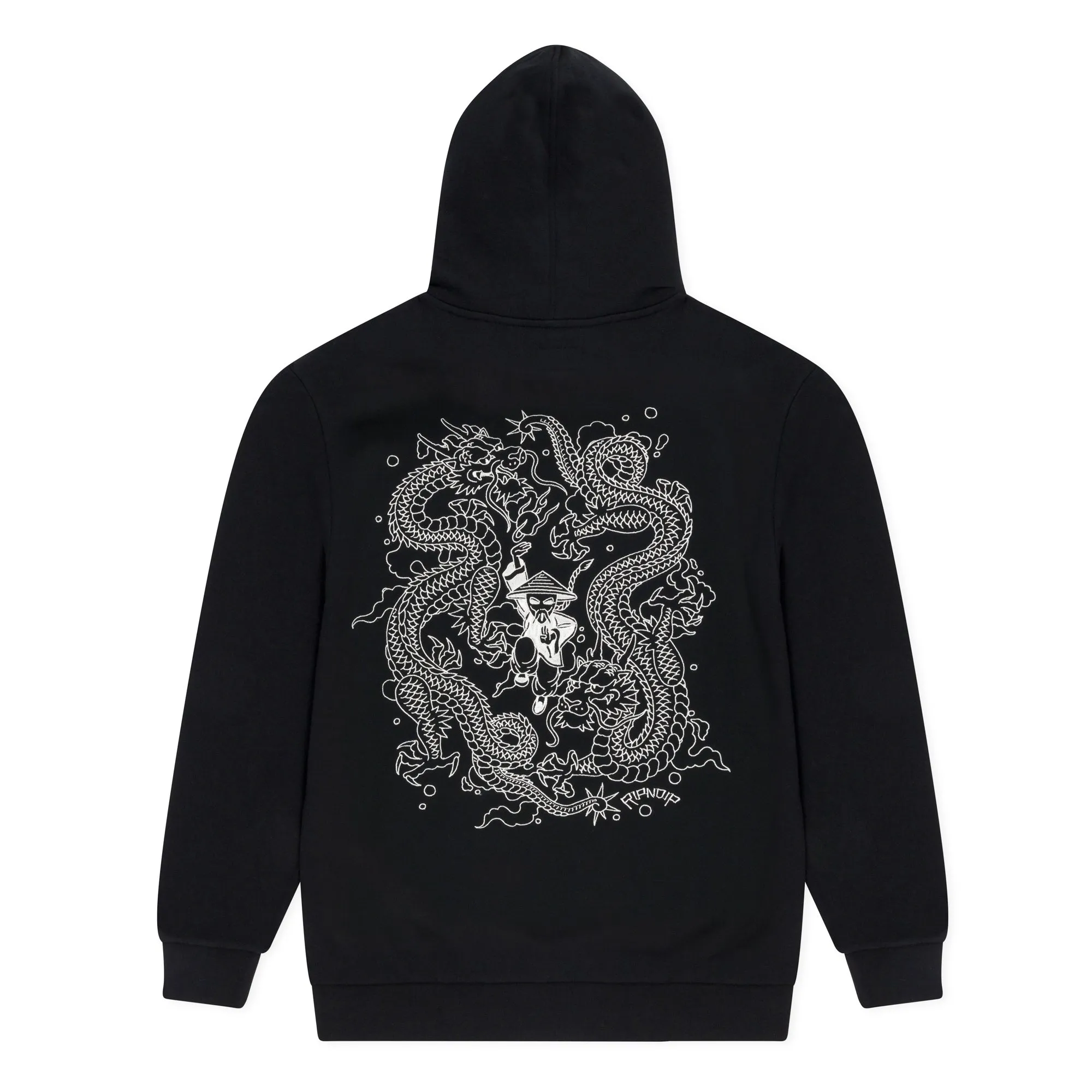 Ryu Embroidered Hoodie (Black)