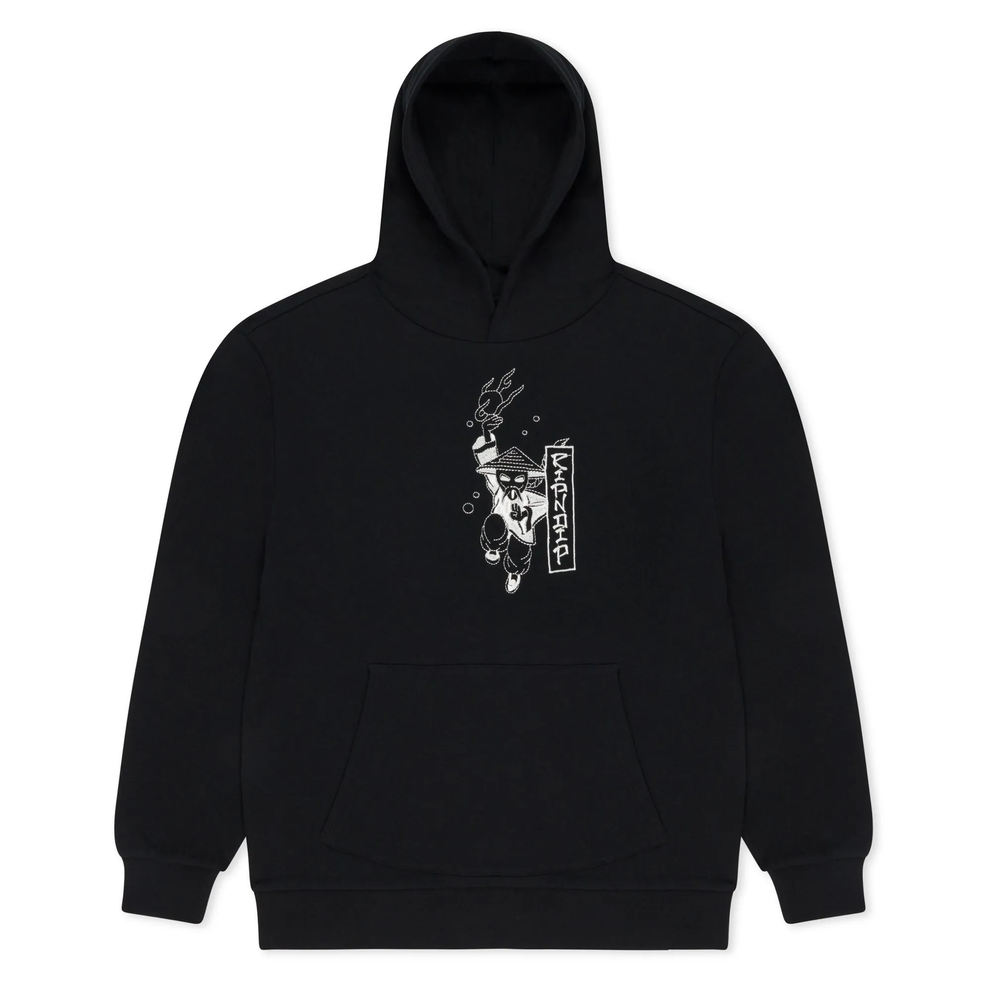 Ryu Embroidered Hoodie (Black)