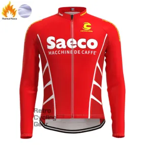 Saeco Fleece Retro Long Sleeves Jerseys