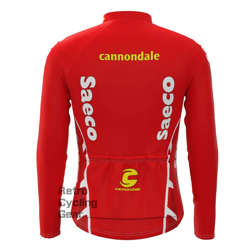 Saeco Fleece Retro Long Sleeves Jerseys