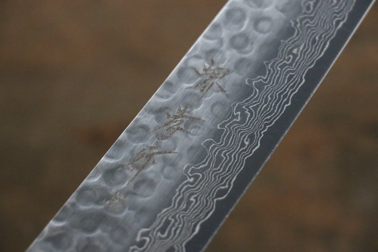 Sakai Takayuki AUS10 45 Layer Damascus Sujihiki 240mm Shitan Handle