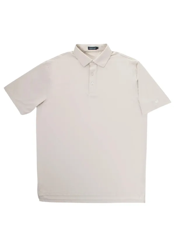 Santa Clara Performance Polo in Ash by Southern Marsh