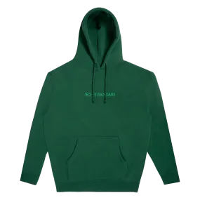 Sci-Fi Fantasy Logo Hood - Dark Green