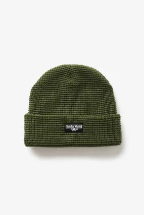 Service Works - Waffle Logo Beanie - Olive