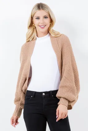 SH-4309 Solid Color Shrug