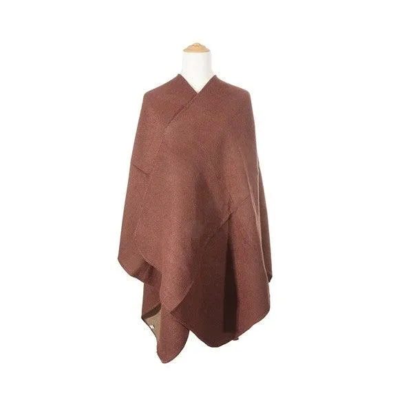 Solid Color Poncho