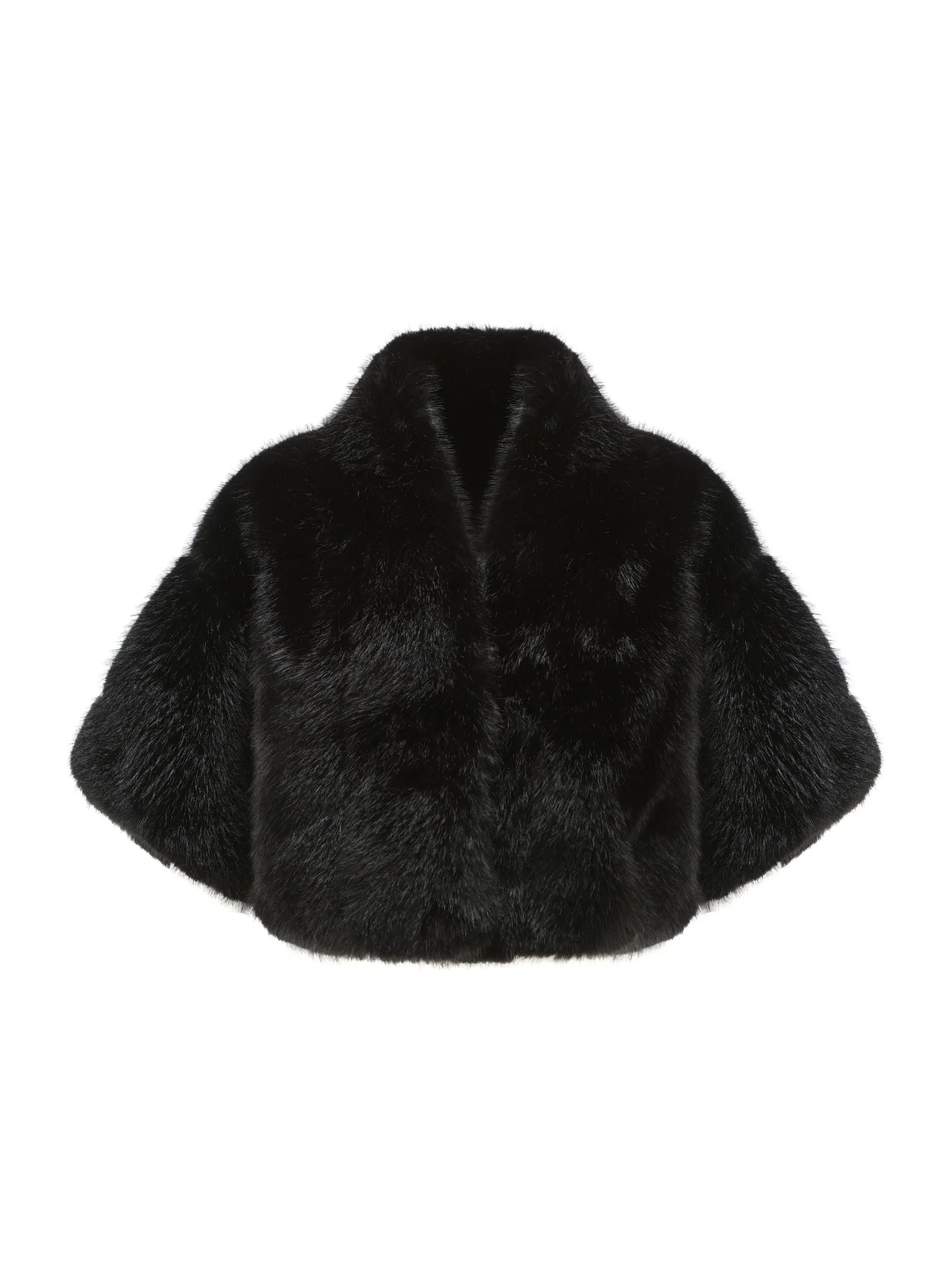 Sophia Fur Coat (Black)