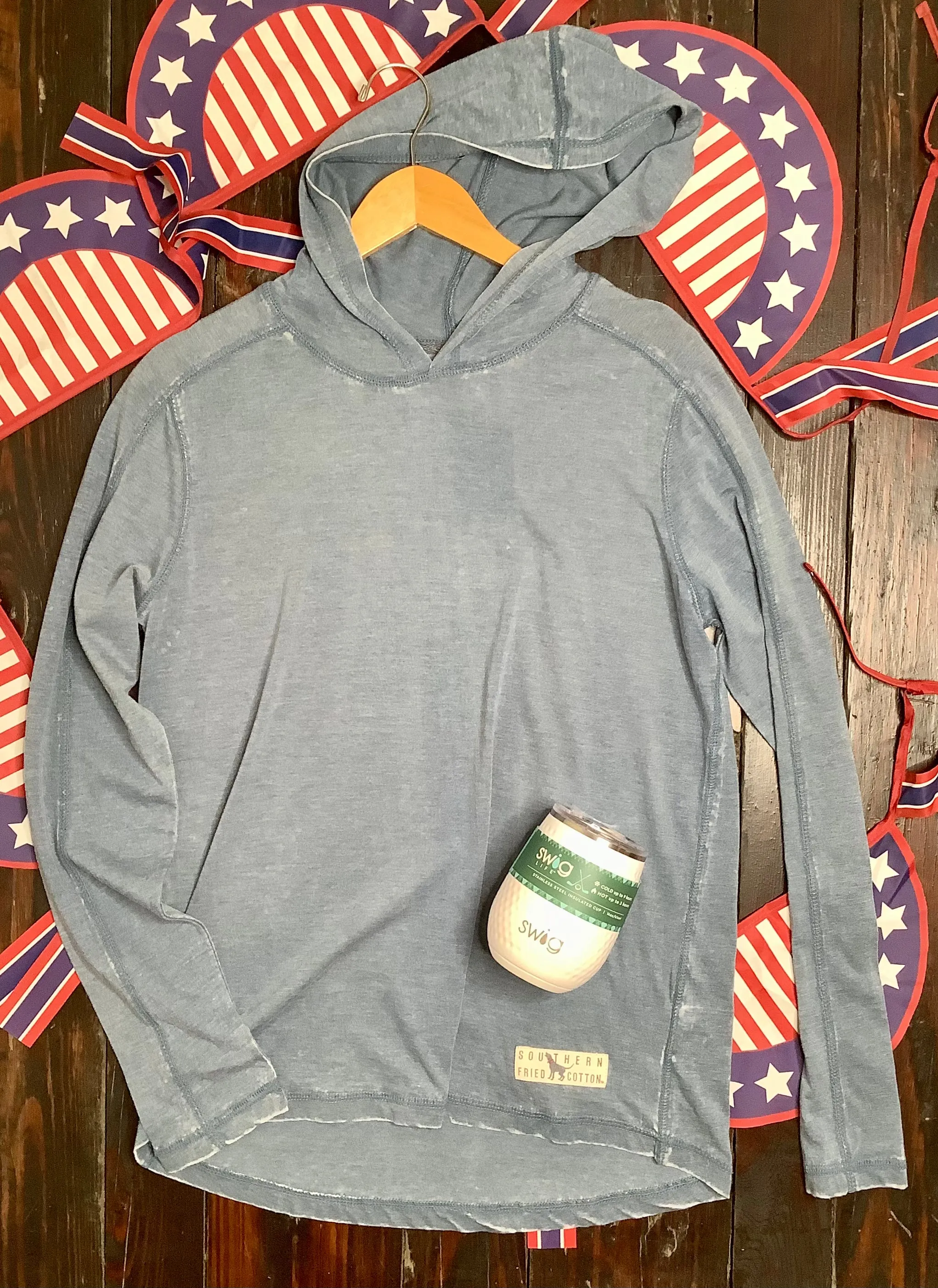 Southern Fried Cotton lightweight hoodie