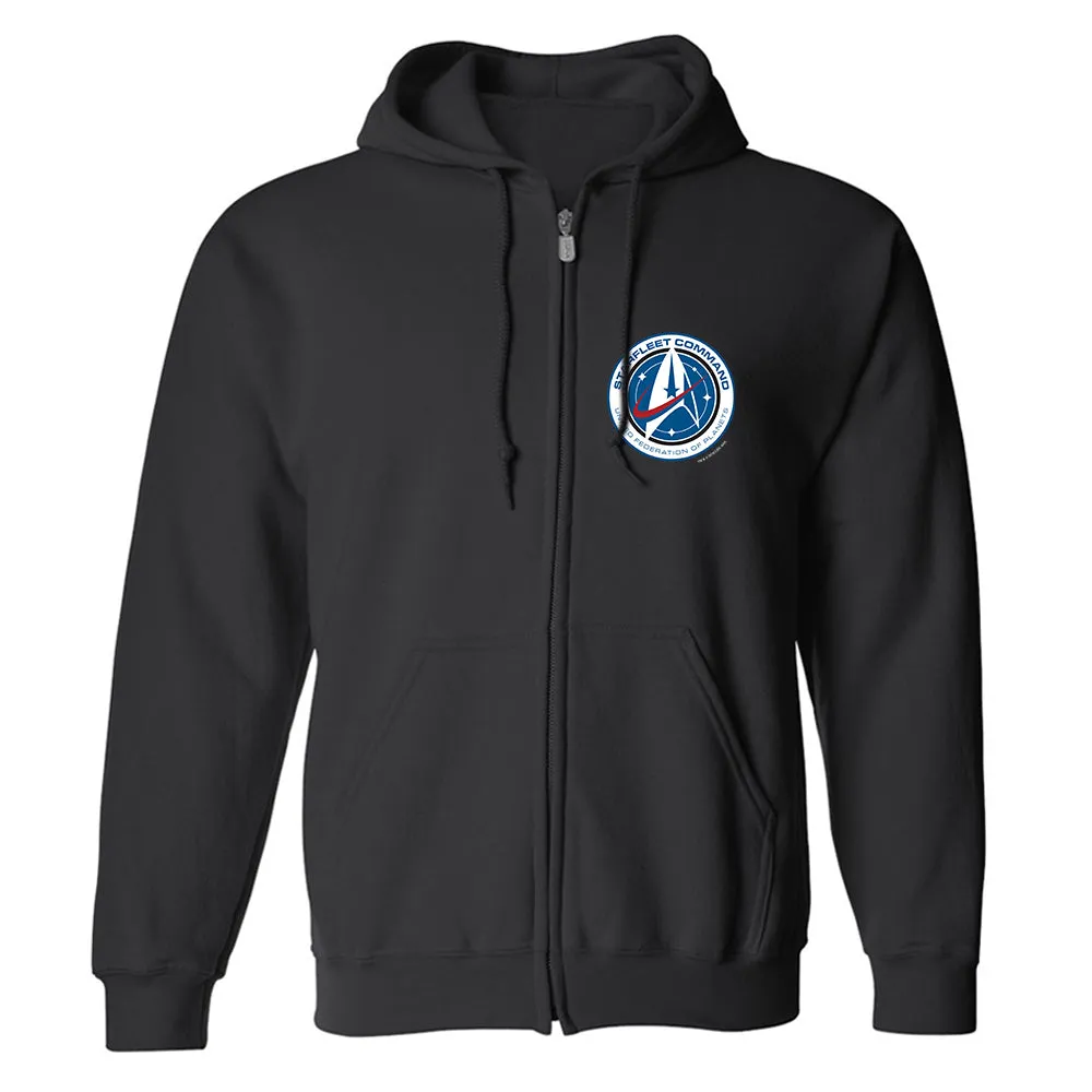 Star Trek: Discovery Starfleet Command Fleece Zip-Up Hoodie