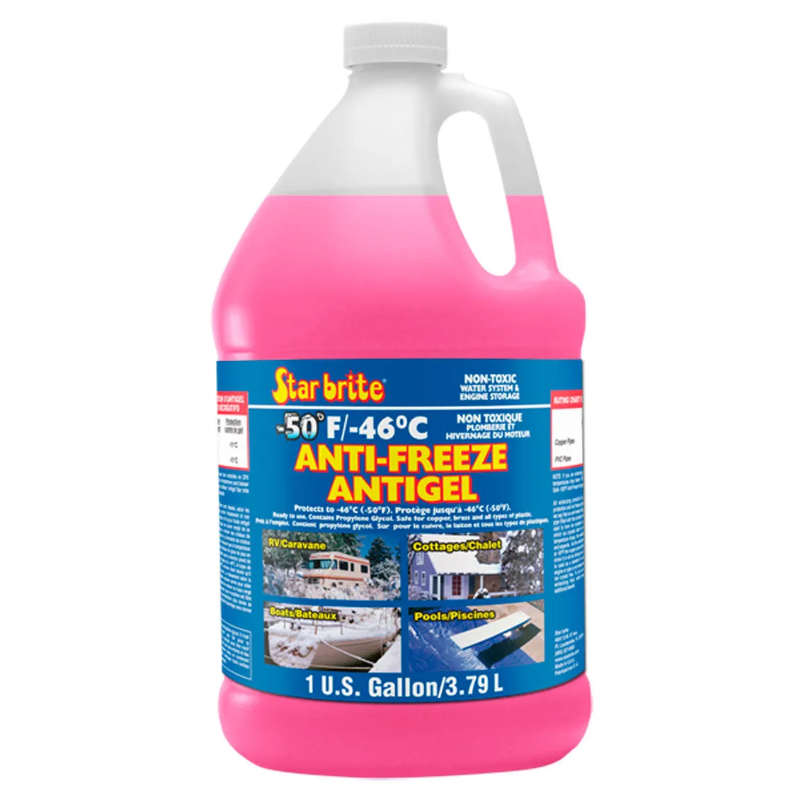 Starbrite PG Non Toxic Anti-Freeze -50 Degrees 3.8ltr