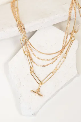 Triple Layer Chain Necklace