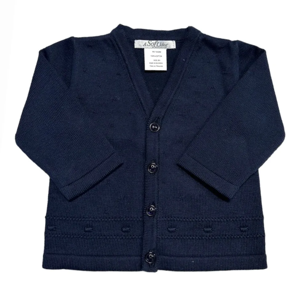 V Neck Baby Cardigan