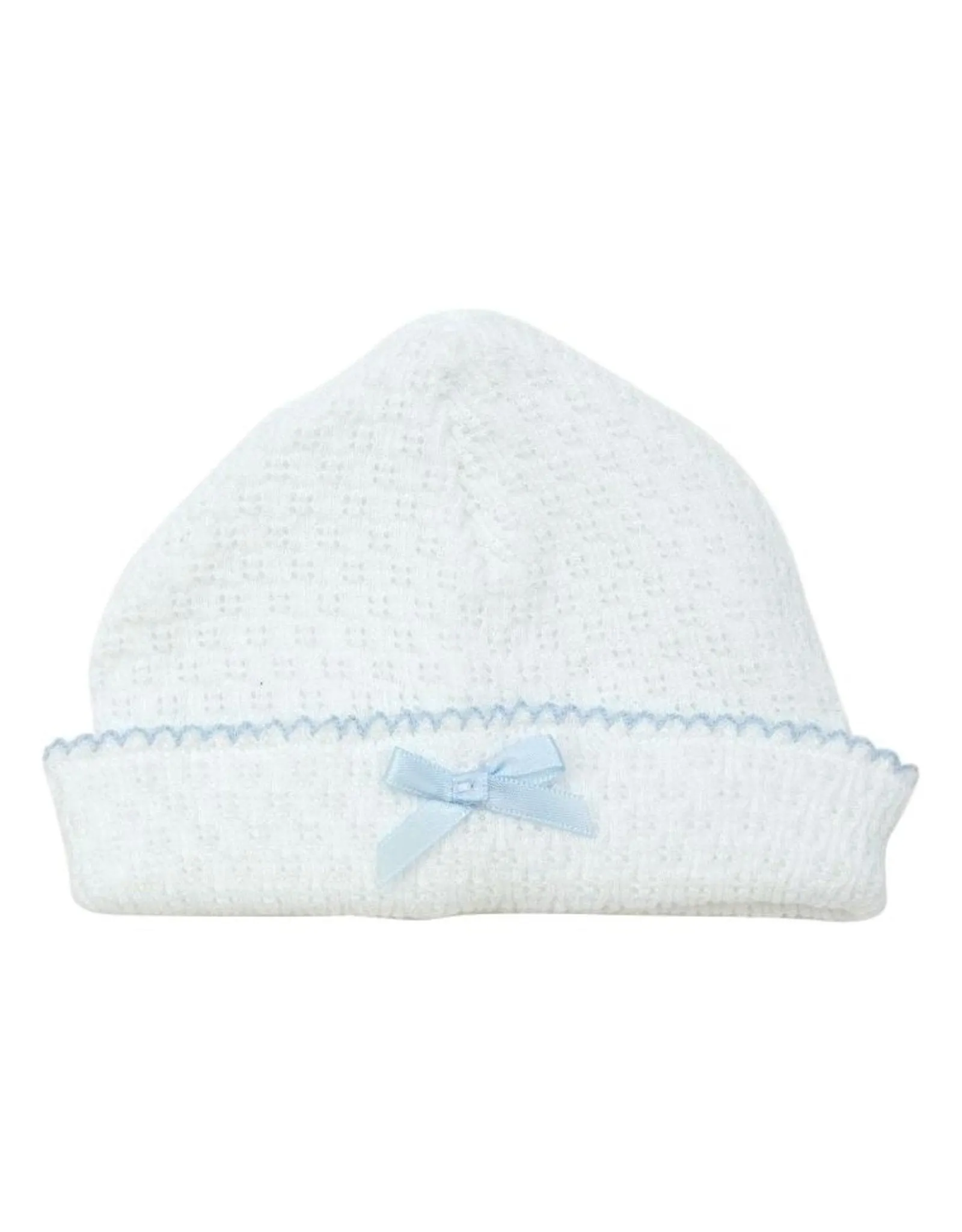 White Saylor Cap with Bow - Various Trim Colors