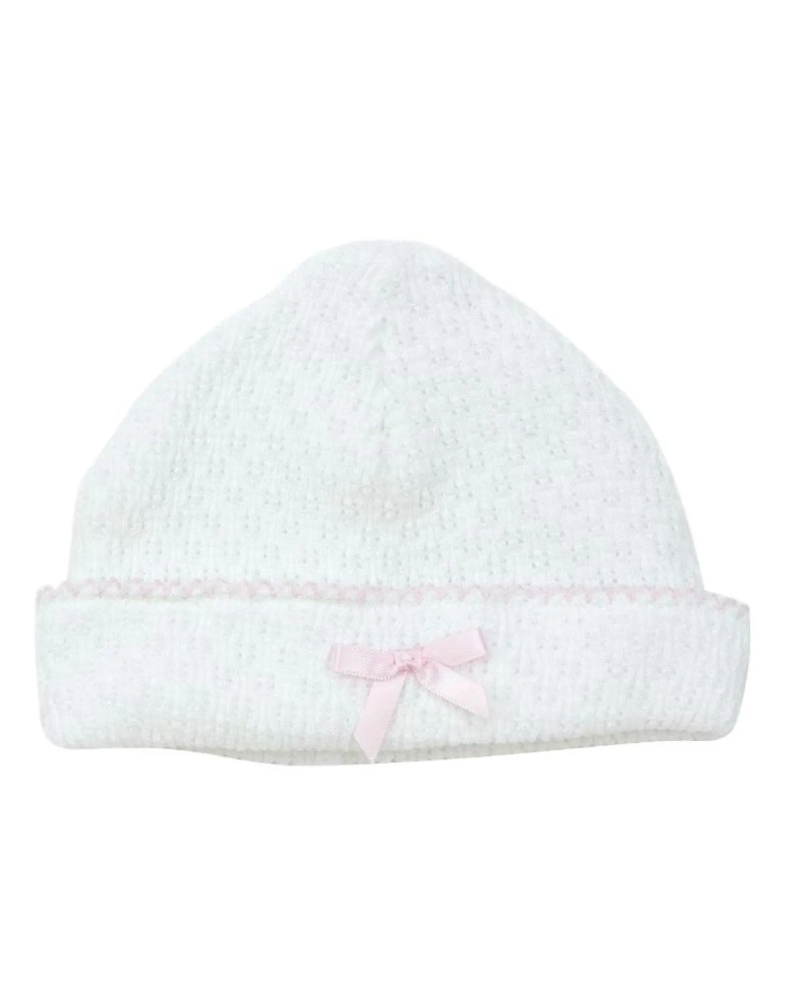 White Saylor Cap with Bow - Various Trim Colors