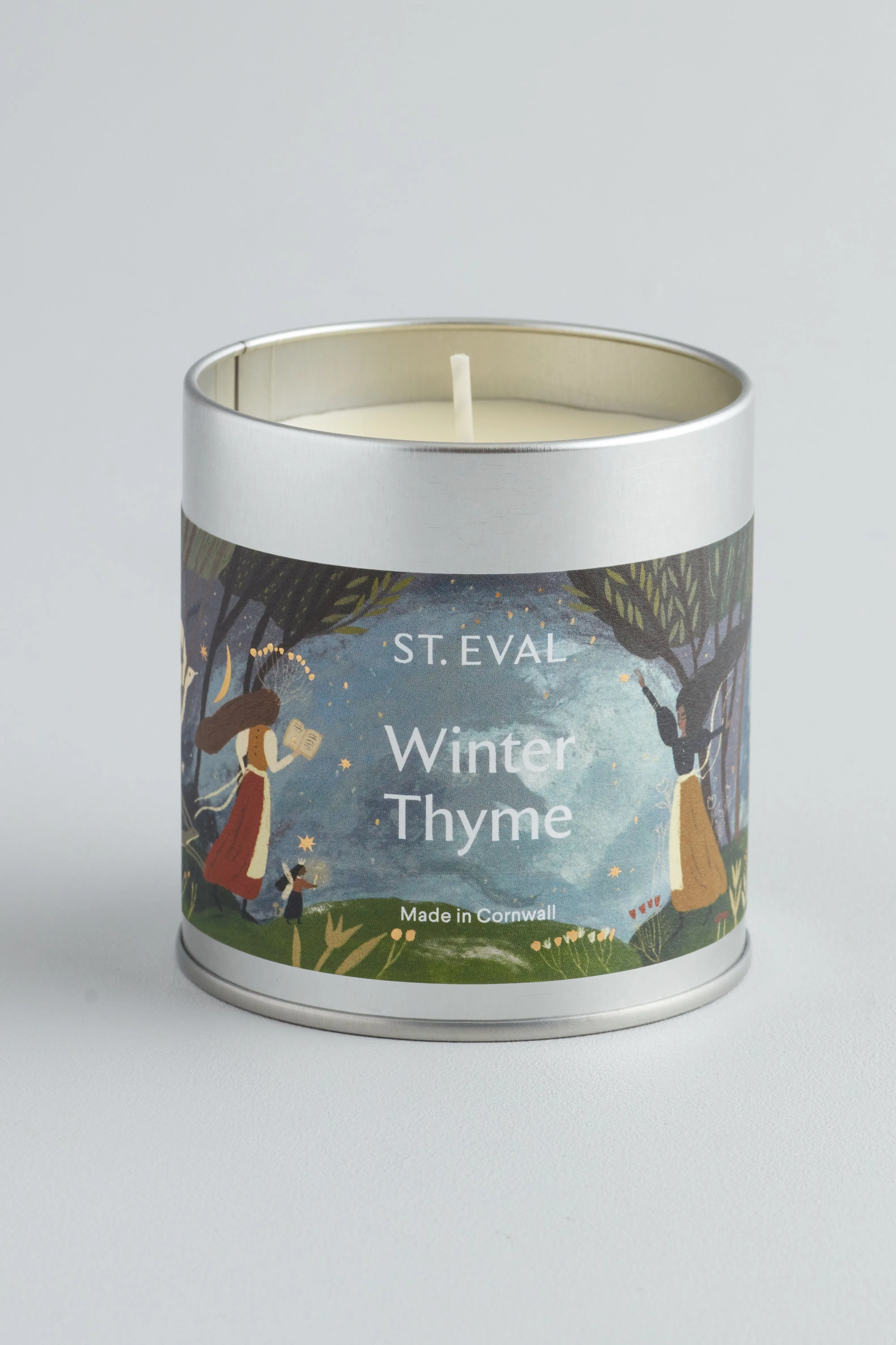 Winter Thyme Scented Christmas Tin Candle