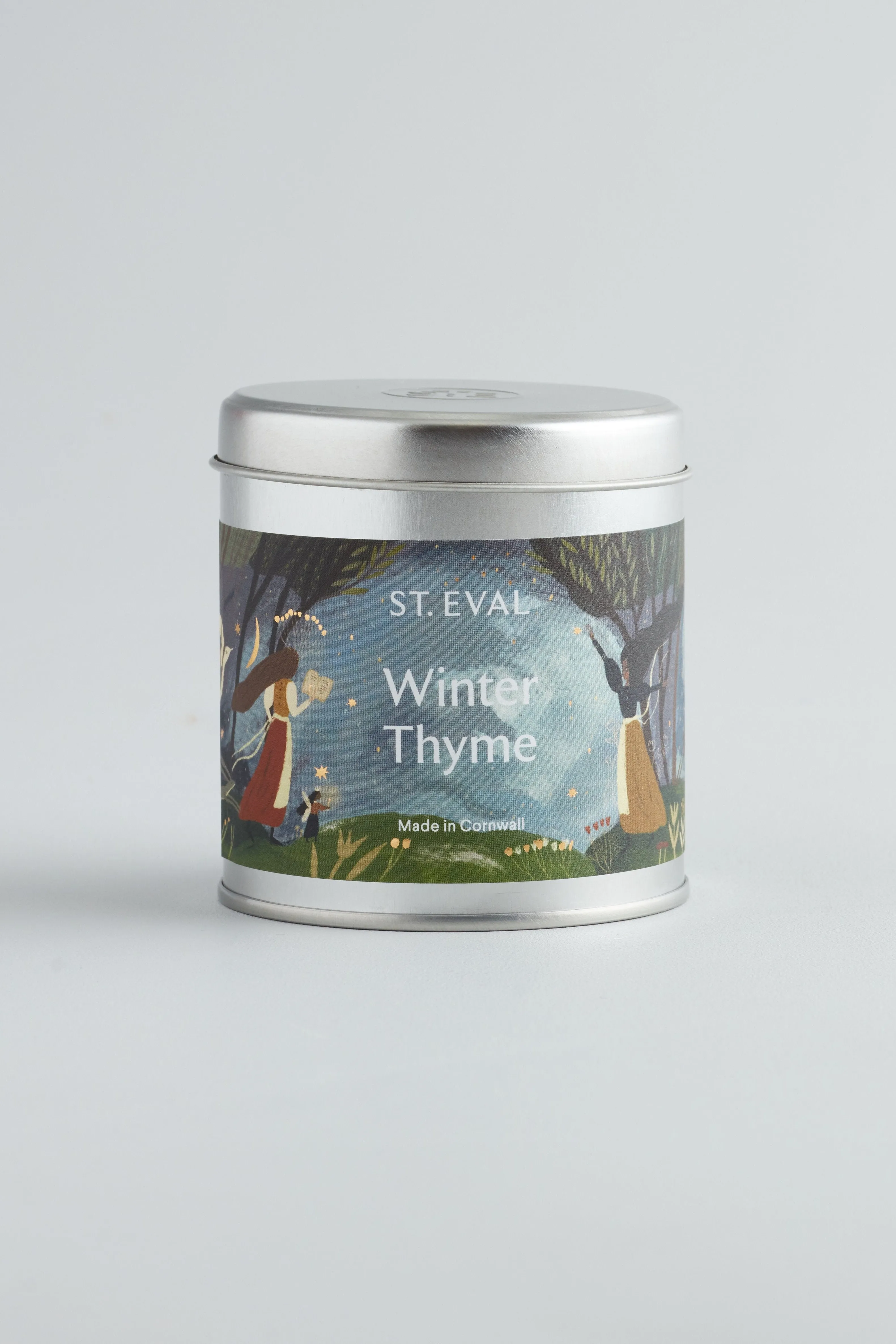 Winter Thyme Scented Christmas Tin Candle