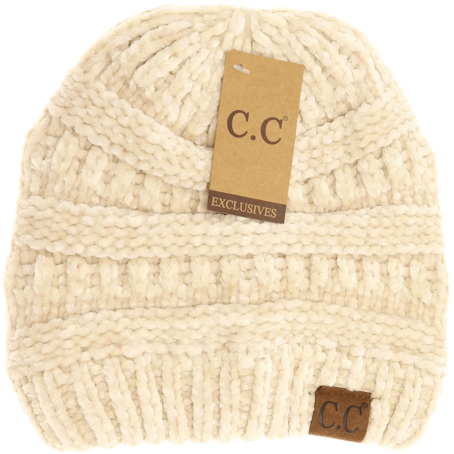 Women's Classic Cenille CC Beanie