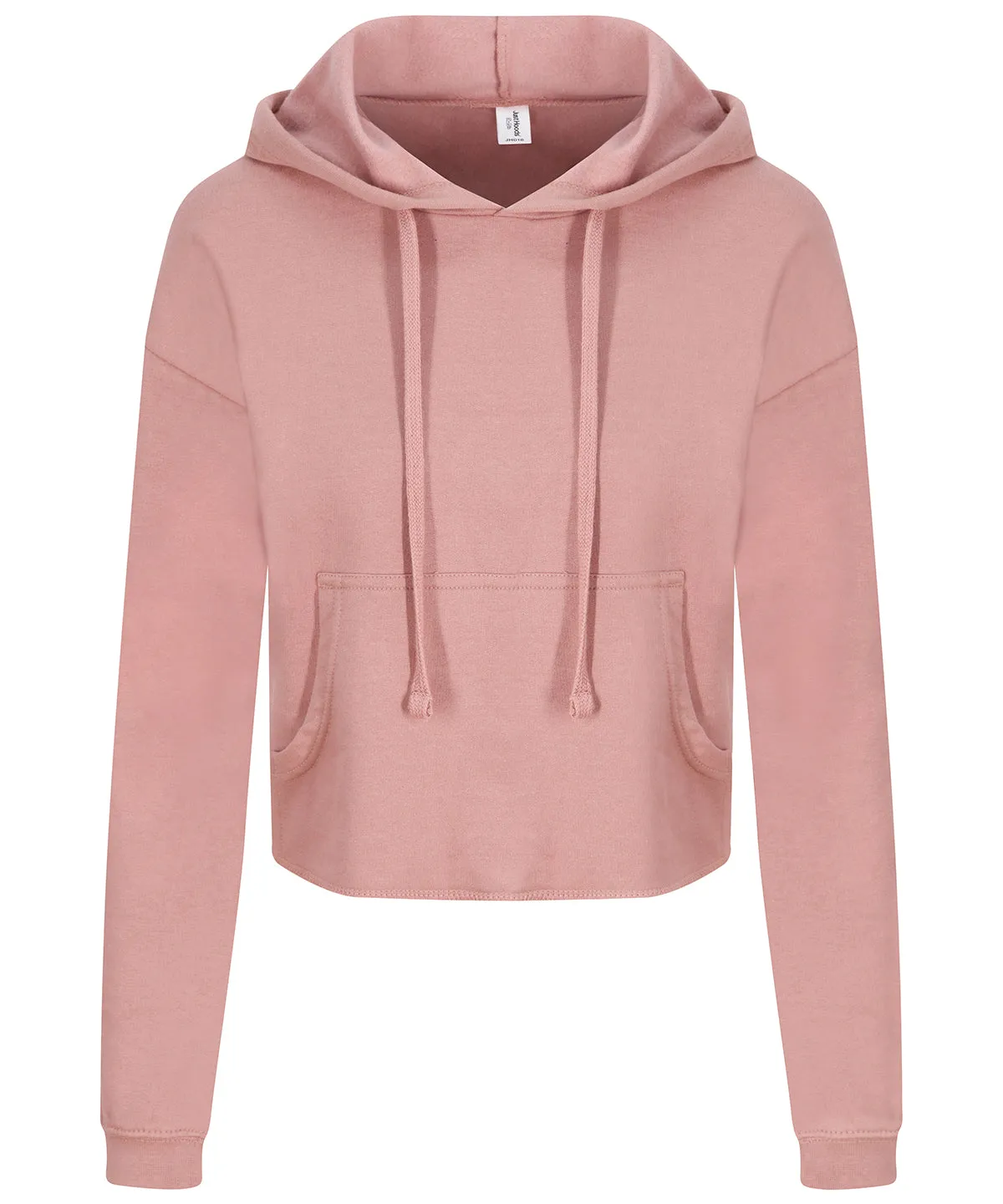 Womens cropped hoodie | Dusty Pink