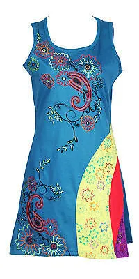 womens-sleeveless-dress-with-colorful-flower-embroidery