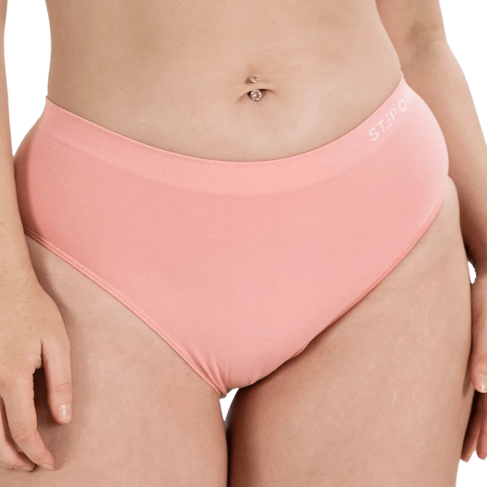 Women's SmoothFit Bikini Brief - Peach Cheeks