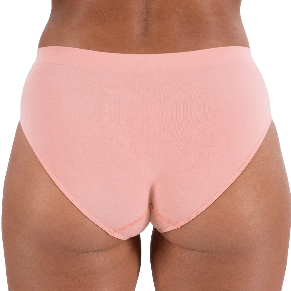 Women's SmoothFit Bikini Brief - Peach Cheeks