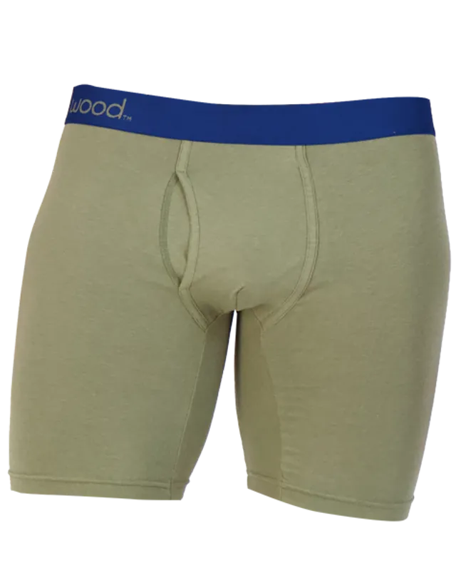 Wood Biker Brief Underwear (6in/with fly) (Men)