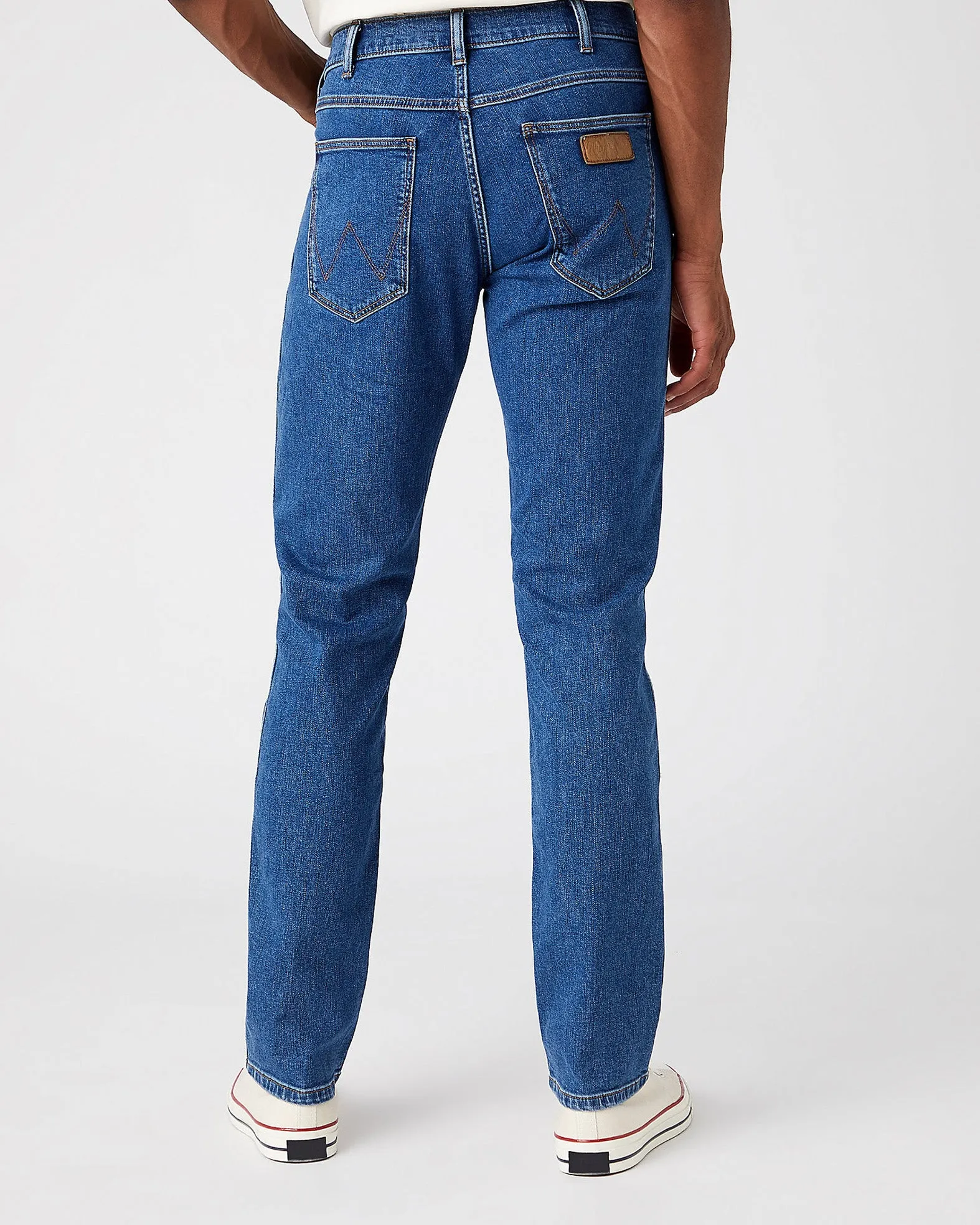 Wrangler Greensboro Regular Fit Mens Jeans - The Stone Ride