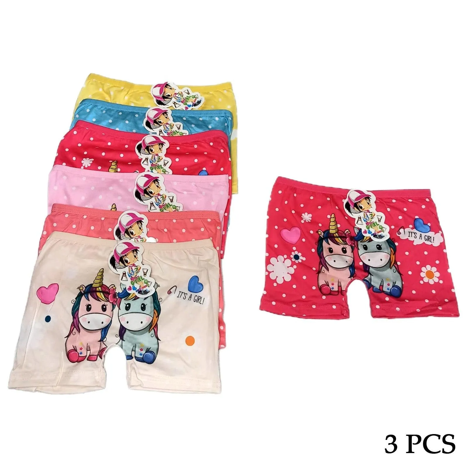 WZ Kids Shorts Toddler Underwear - 3 Pcs